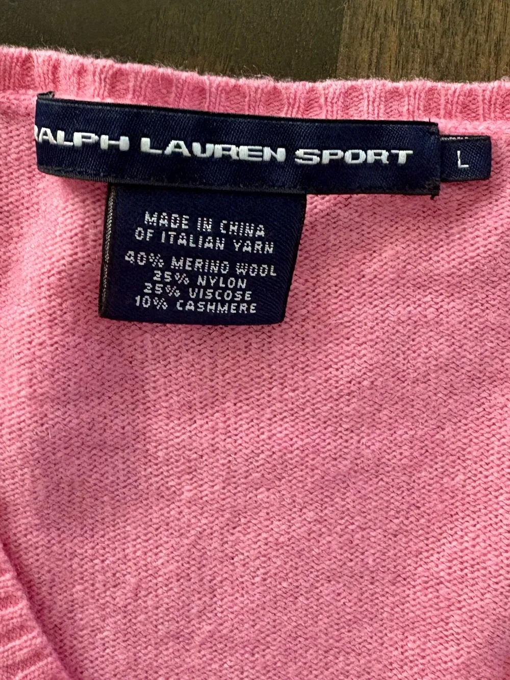 Ralph Lauren soft pink